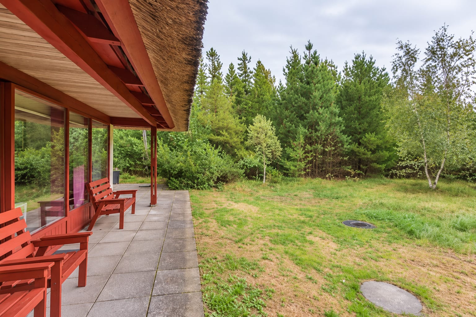 Ansicht des Ferienhauses und seiner Umgebung · Møllehusvej 64