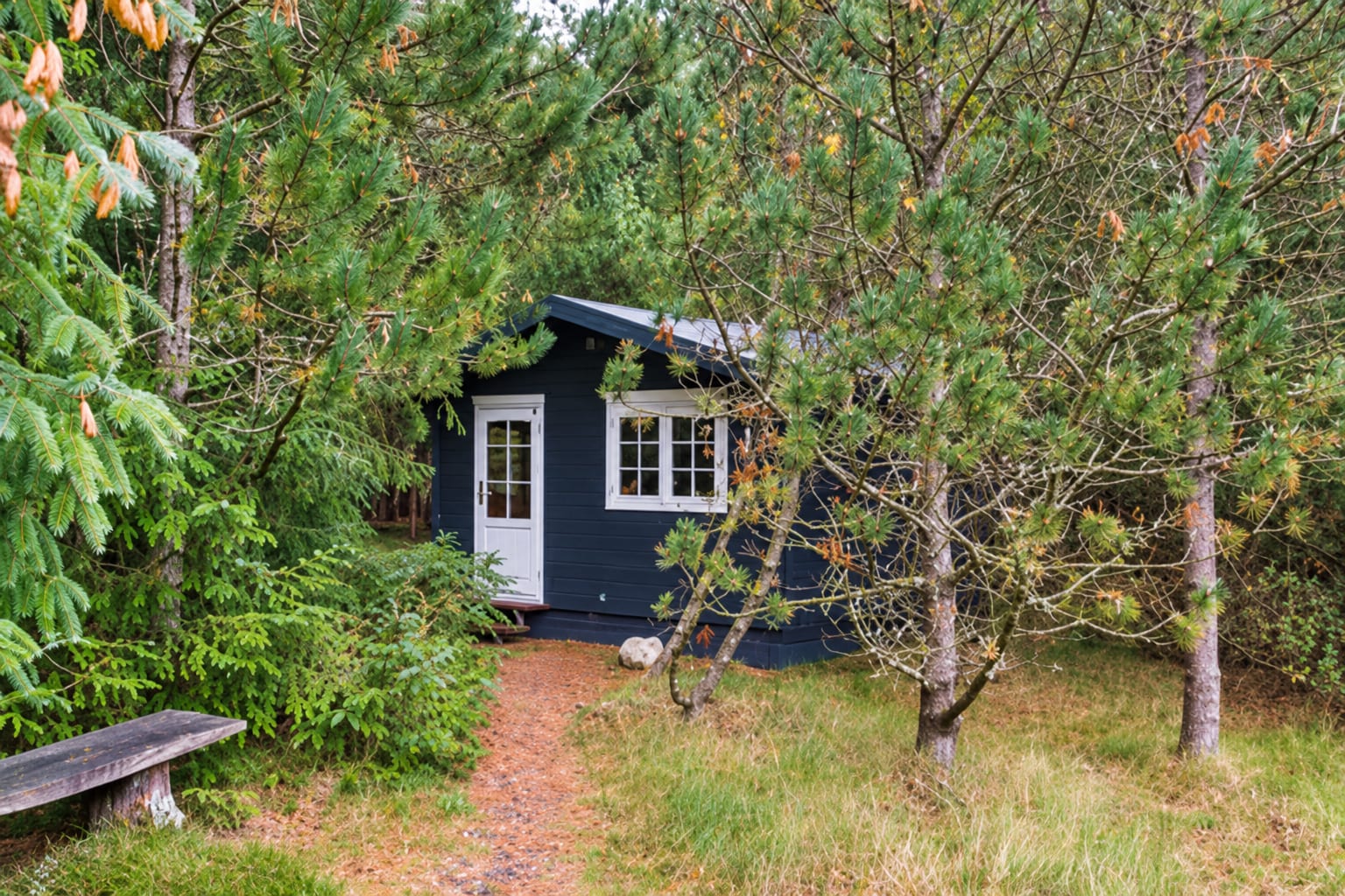 Ansicht des Ferienhauses und seiner Umgebung · Møllehusvej 64